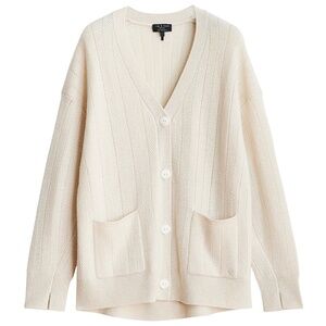 NWT RAG & BONE Jesse/Durham Cashmere Herringbone Cardigan